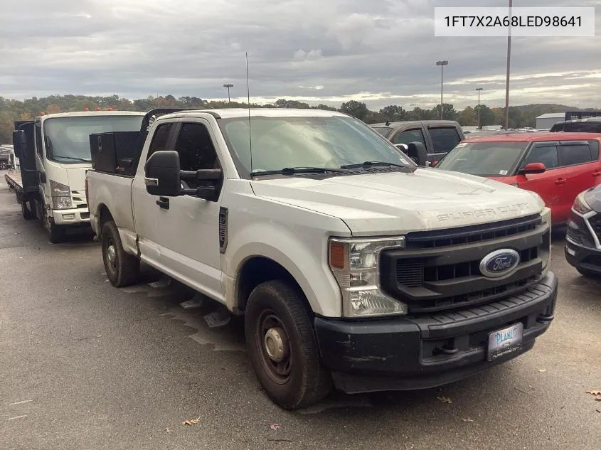 2020 Ford F-250 Xl VIN: 1FT7X2A68LED98641 Lot: 40890096