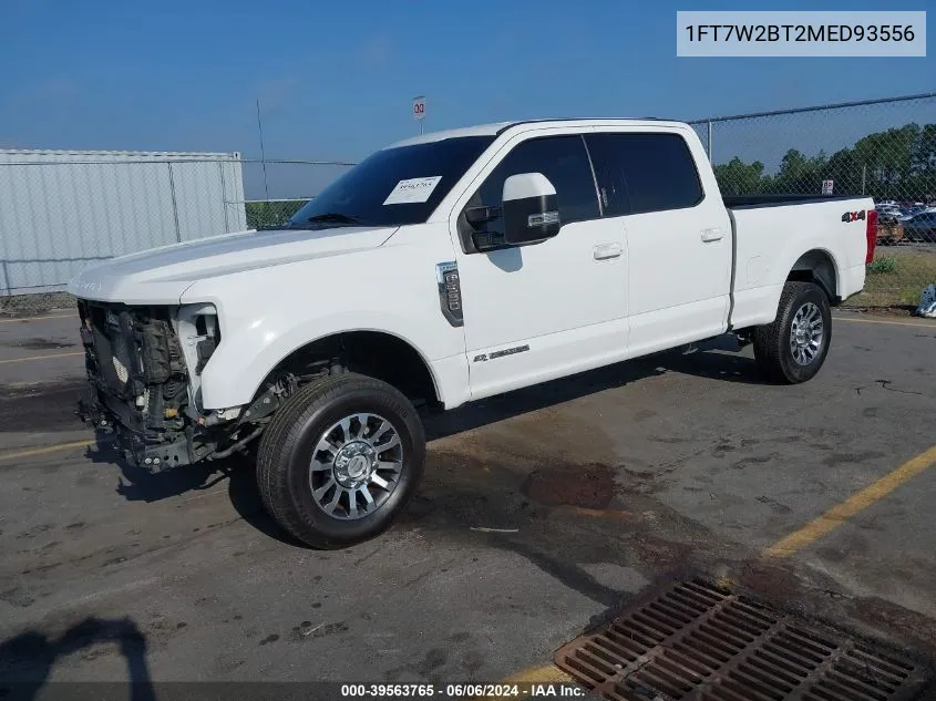 1FT7W2BT2MED93556 2021 Ford F-250 Lariat