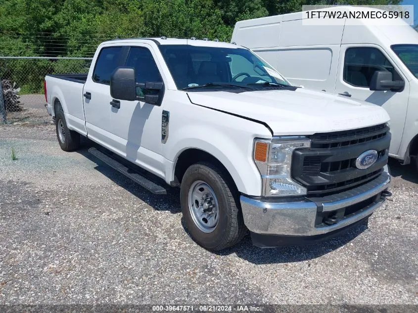 1FT7W2AN2MEC65918 2021 Ford F-250 Xl