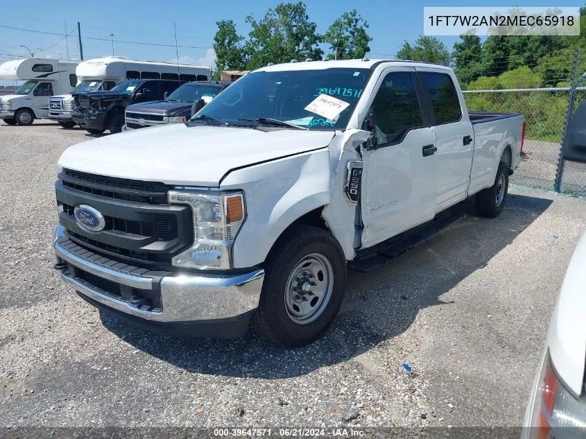 1FT7W2AN2MEC65918 2021 Ford F-250 Xl