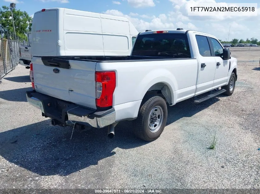 1FT7W2AN2MEC65918 2021 Ford F-250 Xl