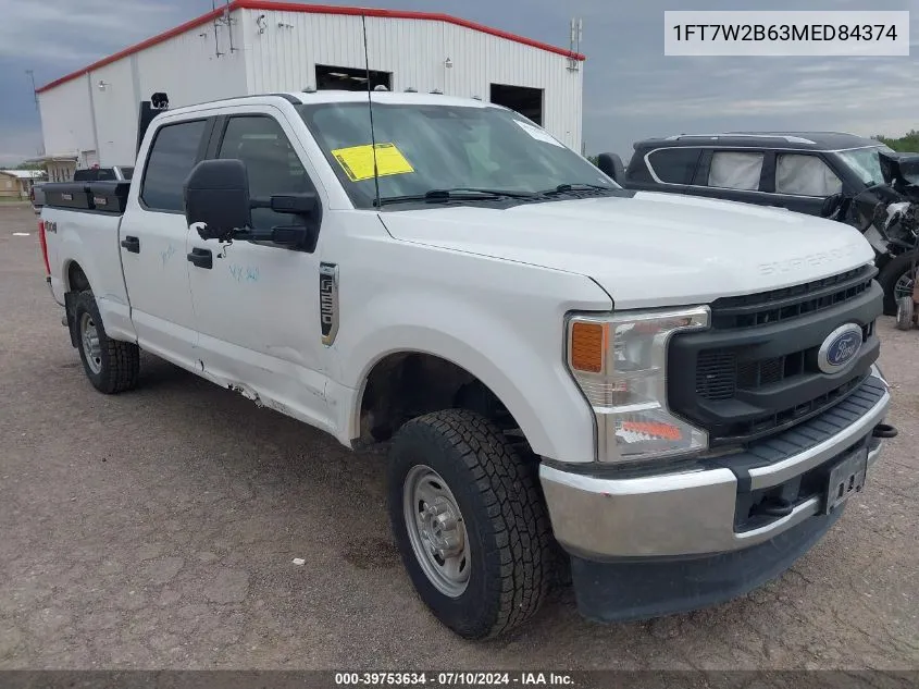 1FT7W2B63MED84374 2021 Ford F-250 Xl