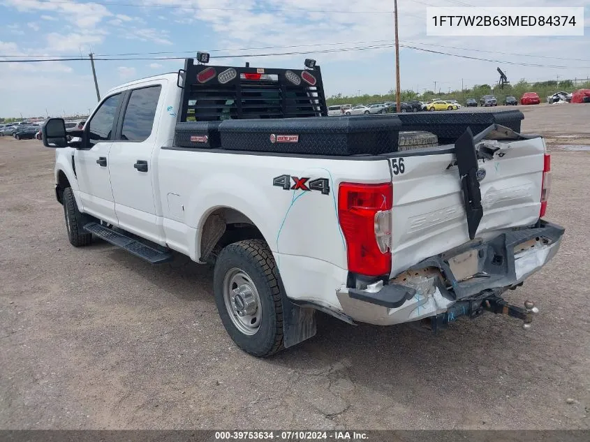 1FT7W2B63MED84374 2021 Ford F-250 Xl