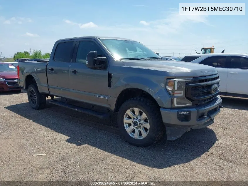 1FT7W2BT5MEC30710 2021 Ford F-250 Lariat