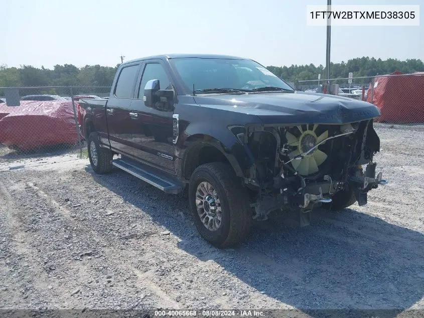 2021 Ford F-250 Xlt VIN: 1FT7W2BTXMED38305 Lot: 40065668