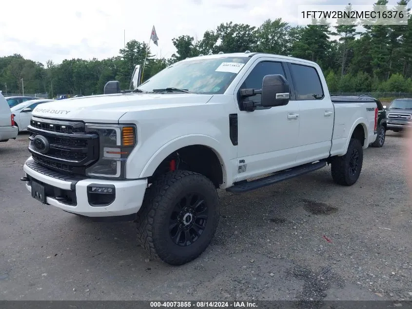 1FT7W2BN2MEC16376 2021 Ford F-250 Lariat