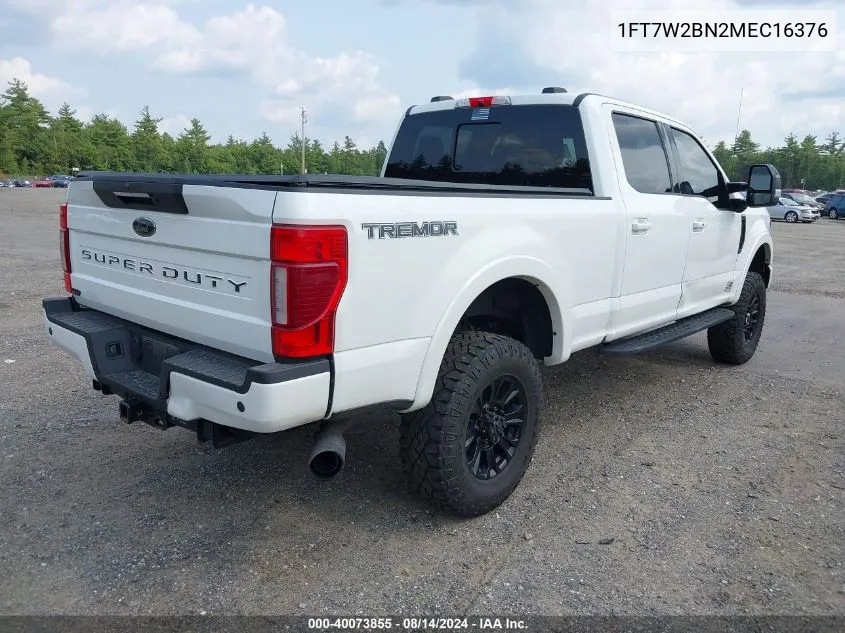 1FT7W2BN2MEC16376 2021 Ford F-250 Lariat