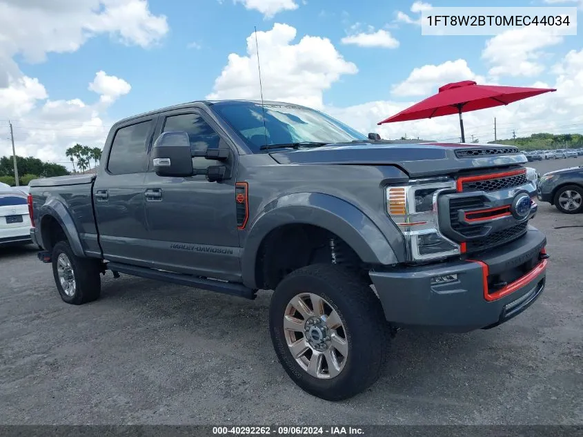 2021 Ford F-250 Lariat VIN: 1FT8W2BT0MEC44034 Lot: 40292262