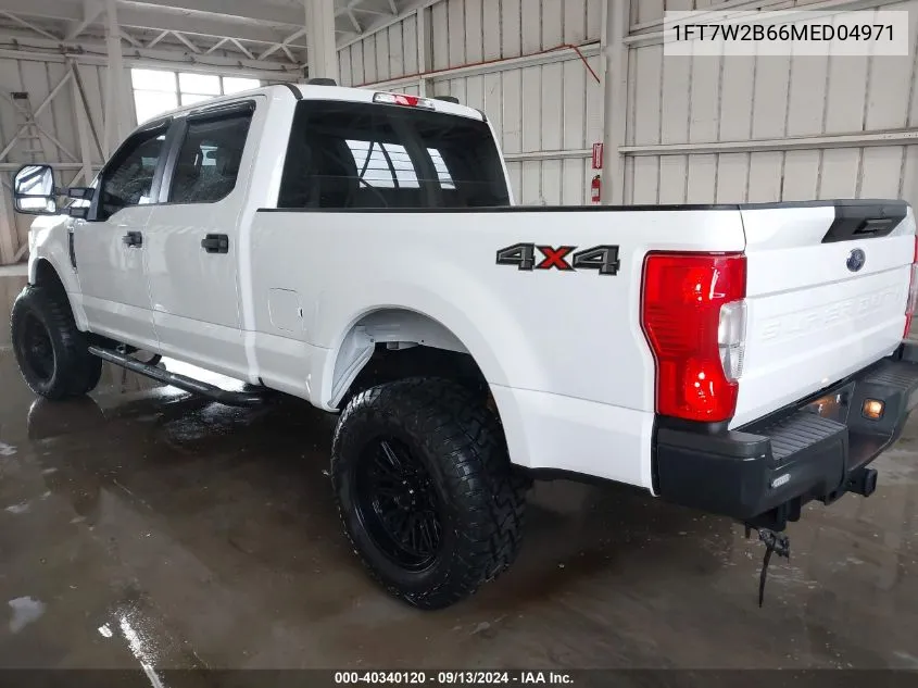 2021 Ford F-250 Xl VIN: 1FT7W2B66MED04971 Lot: 40340120