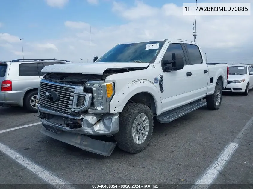 1FT7W2BN3MED70885 2021 Ford F-250 Xl