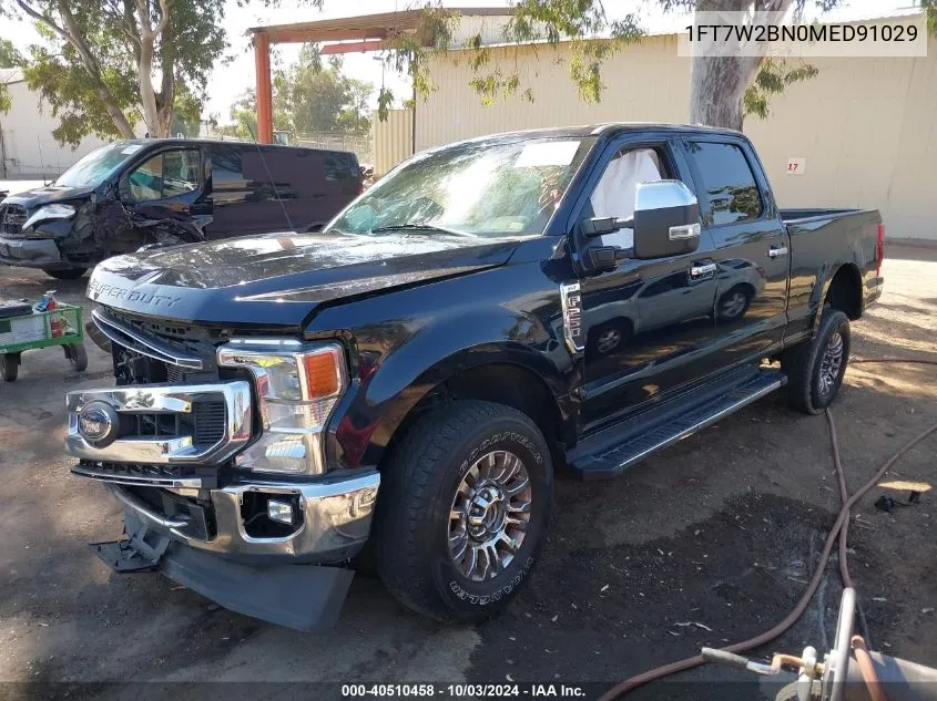 2021 Ford F-250 Xlt VIN: 1FT7W2BN0MED91029 Lot: 40510458