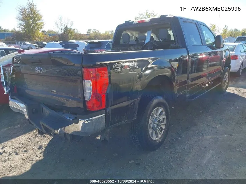 2021 Ford F-250 Xl VIN: 1FT7W2B6XMEC25996 Lot: 40523552