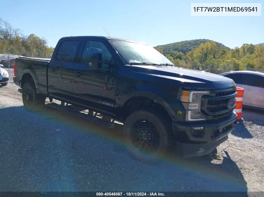 2021 Ford F250 Super Duty VIN: 1FT7W2BT1MED69541 Lot: 40546067