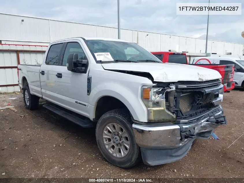 2021 Ford F-250 Xlt VIN: 1FT7W2BT9MED44287 Lot: 40887410