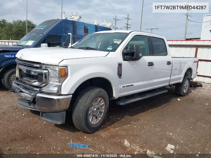 2021 Ford F-250 Xlt VIN: 1FT7W2BT9MED44287 Lot: 40887410