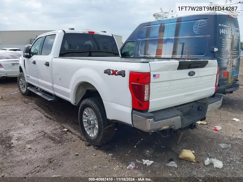 2021 Ford F-250 Xlt VIN: 1FT7W2BT9MED44287 Lot: 40887410