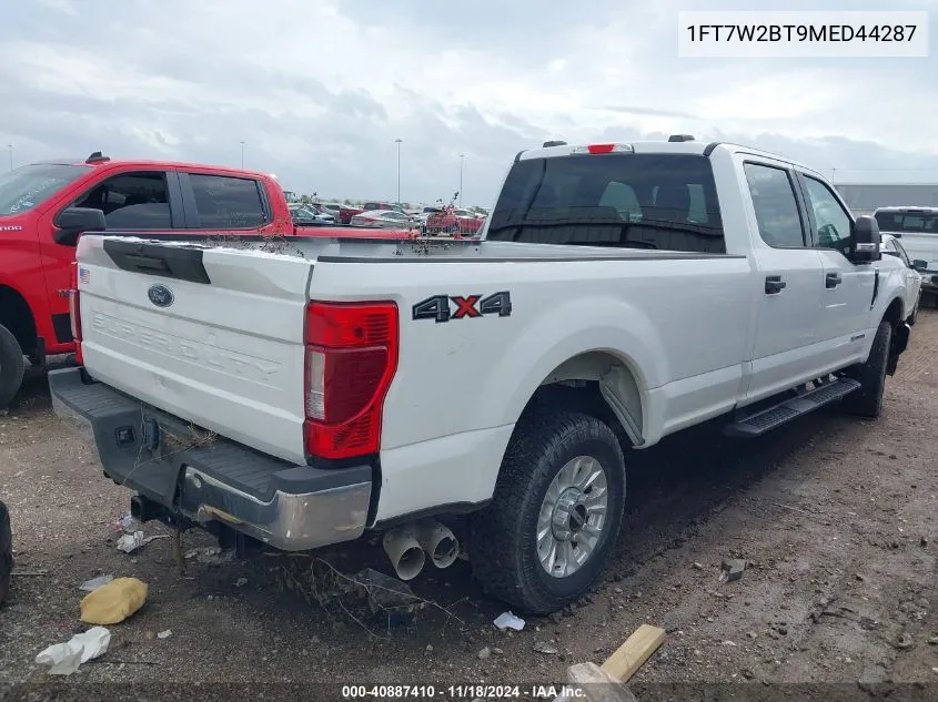 2021 Ford F-250 Xlt VIN: 1FT7W2BT9MED44287 Lot: 40887410