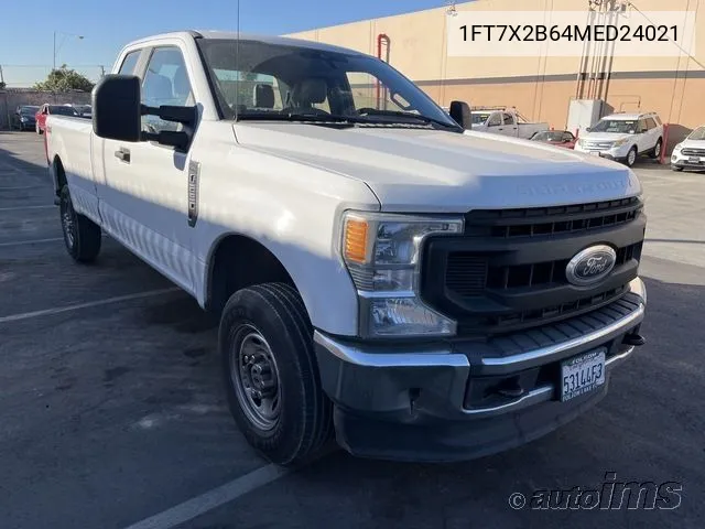 2021 Ford F250 Super Duty VIN: 1FT7X2B64MED24021 Lot: 40926094