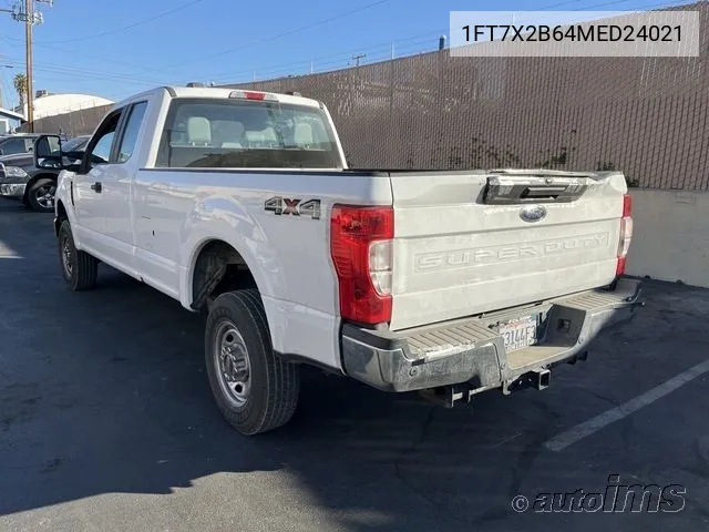 2021 Ford F250 Super Duty VIN: 1FT7X2B64MED24021 Lot: 40926094