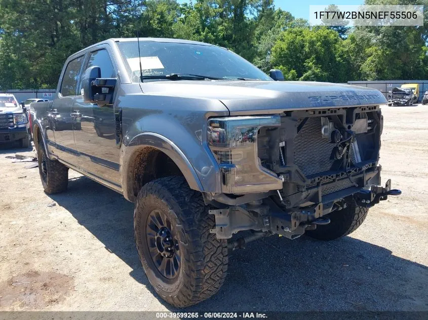 1FT7W2BN5NEF55506 2022 Ford F-250 Lariat