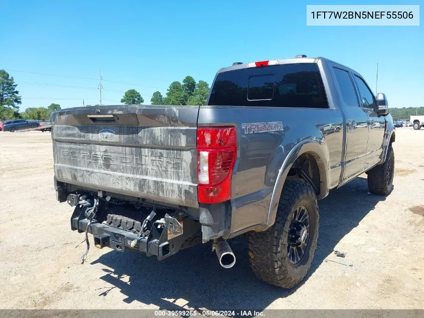 1FT7W2BN5NEF55506 2022 Ford F-250 Lariat