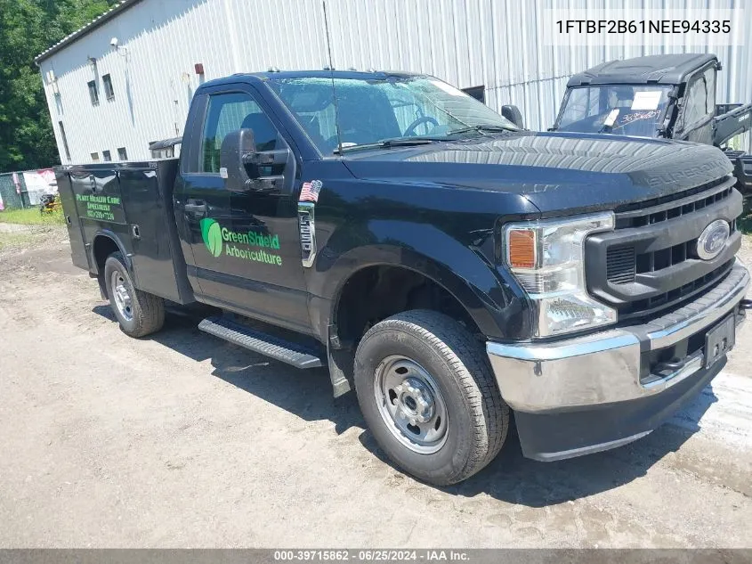 2022 Ford F-250 Xl VIN: 1FTBF2B61NEE94335 Lot: 39715862