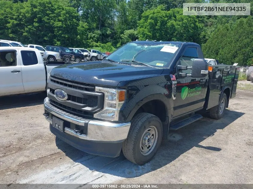 2022 Ford F-250 Xl VIN: 1FTBF2B61NEE94335 Lot: 39715862