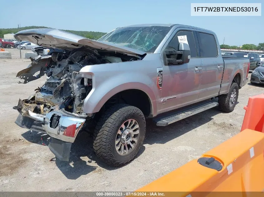 1FT7W2BTXNED53016 2022 Ford F-250 Lariat