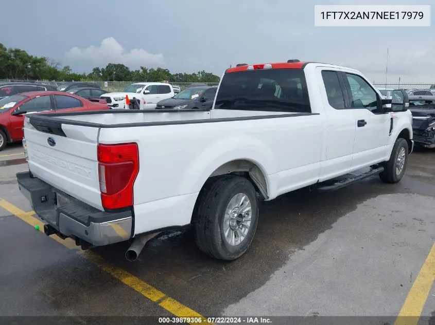 2022 Ford Super Duty F-250 Srw Xlt VIN: 1FT7X2AN7NEE17979 Lot: 39879306