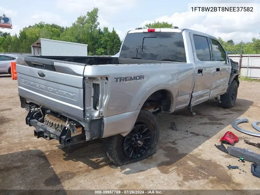 2022 Ford F-250 Lariat VIN: 1FT8W2BT8NEE37582 Lot: 39957769