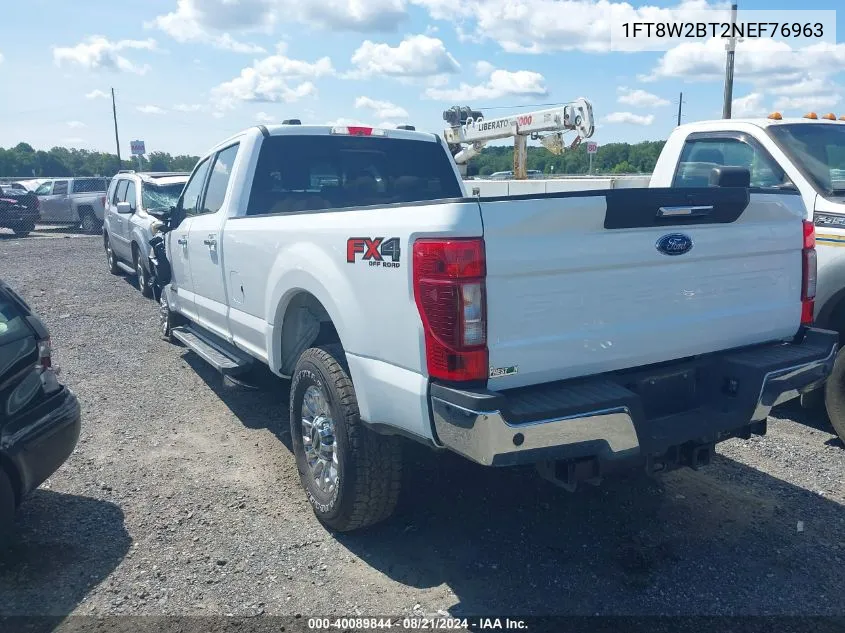 2022 Ford F-250 Xlt VIN: 1FT8W2BT2NEF76963 Lot: 40089844