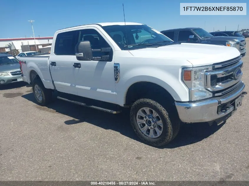 1FT7W2B6XNEF85870 2022 Ford F-250 Xlt