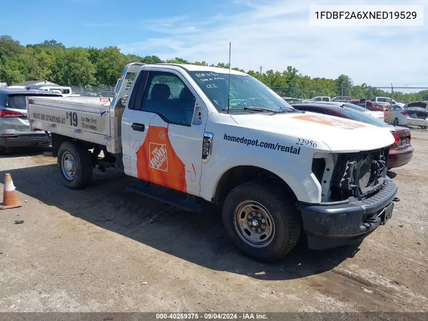 2022 Ford F-250 Xl VIN: 1FDBF2A6XNED19529 Lot: 40259375