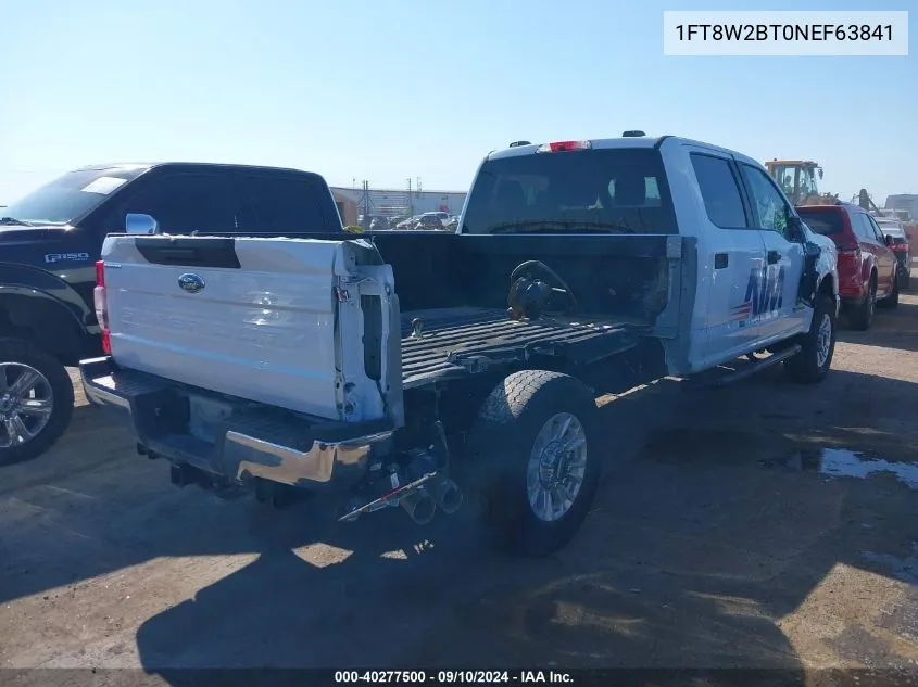 2022 Ford F-250 Xl VIN: 1FT8W2BT0NEF63841 Lot: 40277500