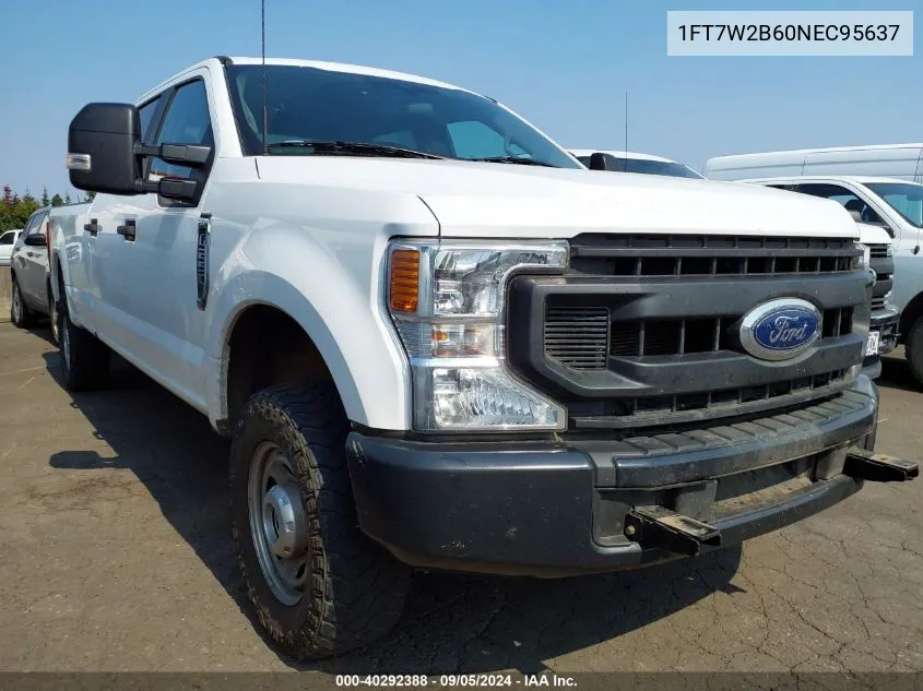 2022 Ford F-250 Xl VIN: 1FT7W2B60NEC95637 Lot: 40292388