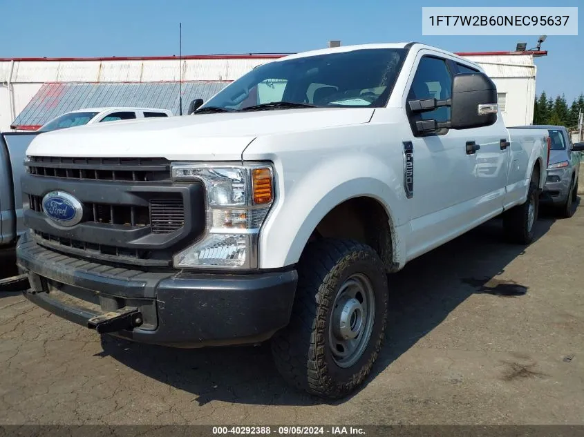 2022 Ford F-250 Xl VIN: 1FT7W2B60NEC95637 Lot: 40292388