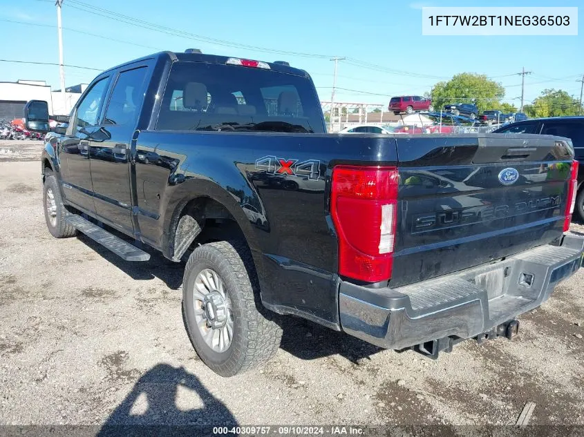 2022 Ford F-250 Xlt VIN: 1FT7W2BT1NEG36503 Lot: 40309757