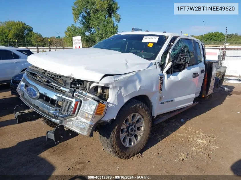 2022 Ford F250 Super Duty VIN: 1FT7W2BT1NEE49620 Lot: 40312678