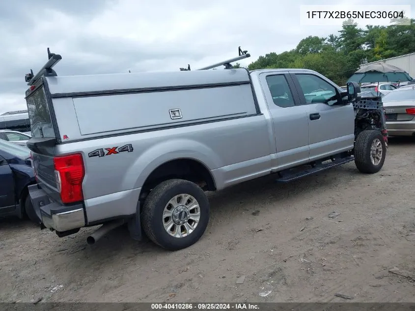 2022 Ford F-250 Xl VIN: 1FT7X2B65NEC30604 Lot: 40410286