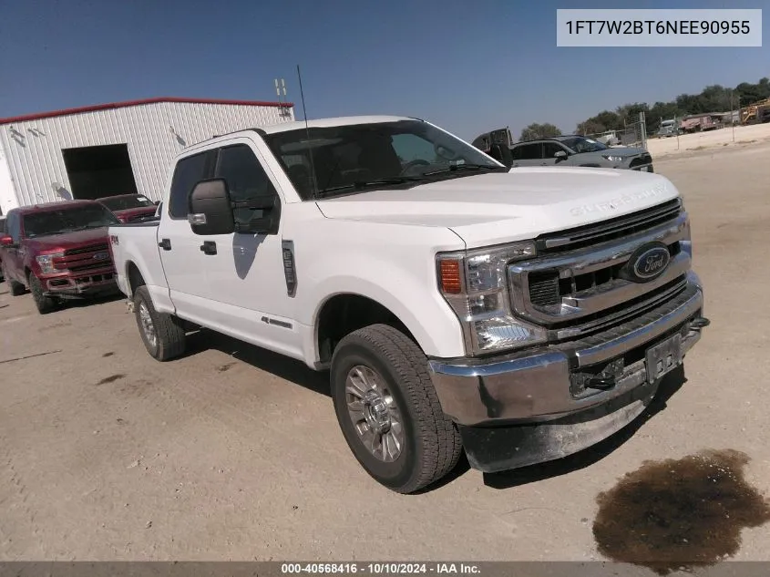 2022 Ford F-250 Xlt VIN: 1FT7W2BT6NEE90955 Lot: 40568416