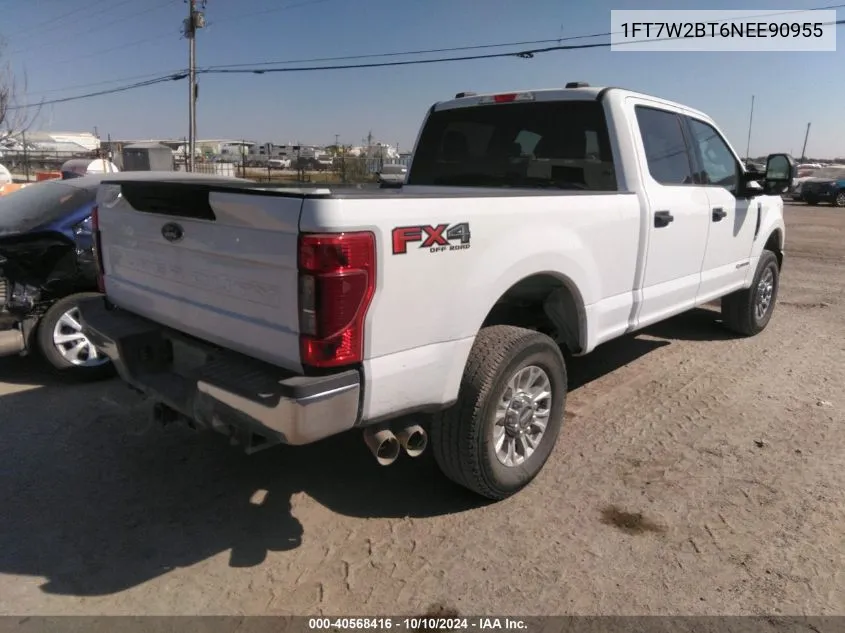 2022 Ford F-250 Xlt VIN: 1FT7W2BT6NEE90955 Lot: 40568416