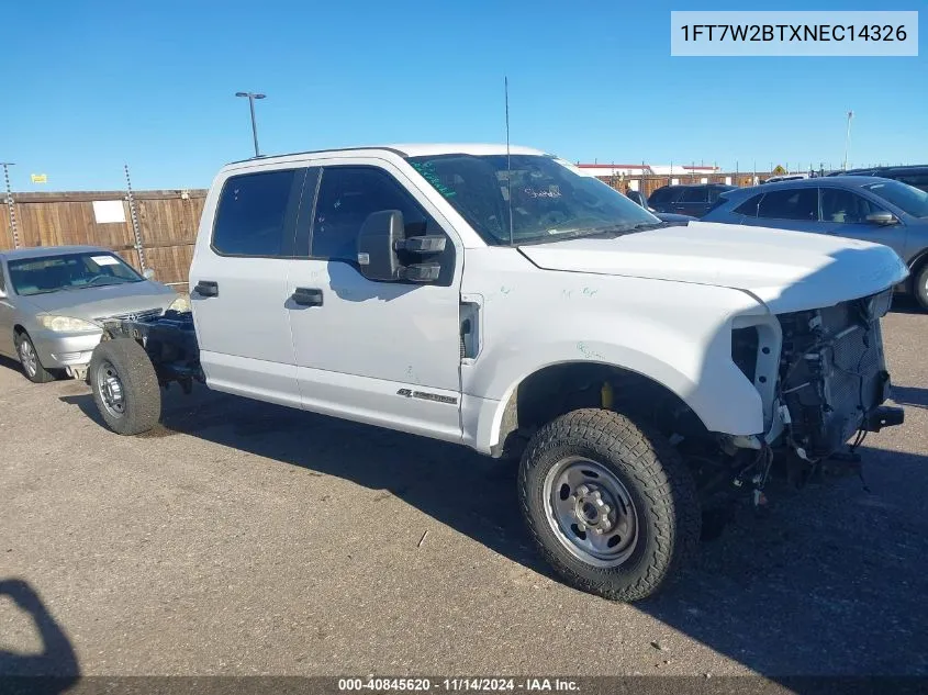 2022 Ford F-250 Xl VIN: 1FT7W2BTXNEC14326 Lot: 40845620