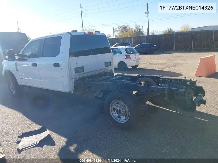 2022 Ford F-250 Xl VIN: 1FT7W2BTXNEC14326 Lot: 40845620