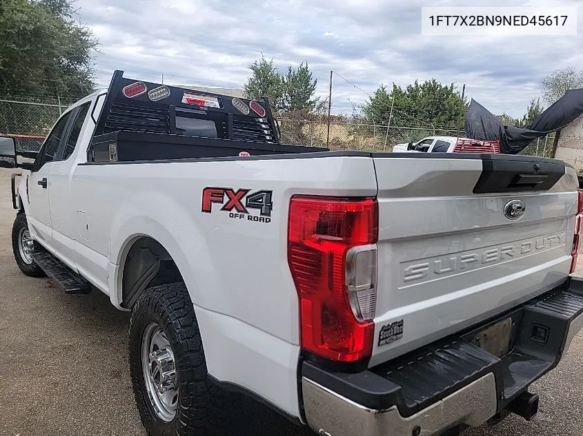 2022 Ford F-250 Xl VIN: 1FT7X2BN9NED45617 Lot: 40866164