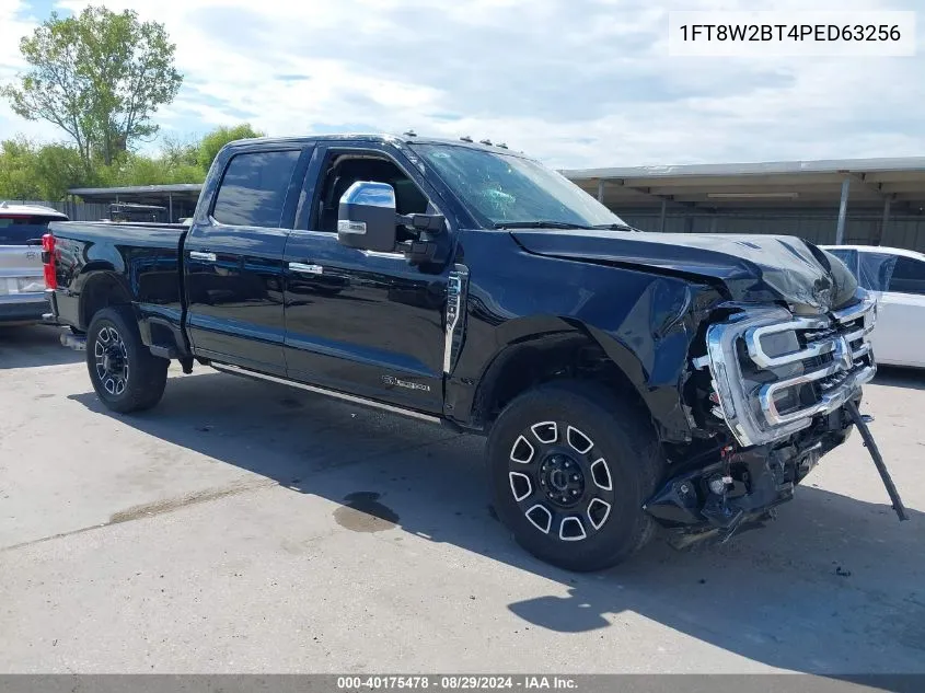 2023 Ford F-250 Platinum VIN: 1FT8W2BT4PED63256 Lot: 40175478