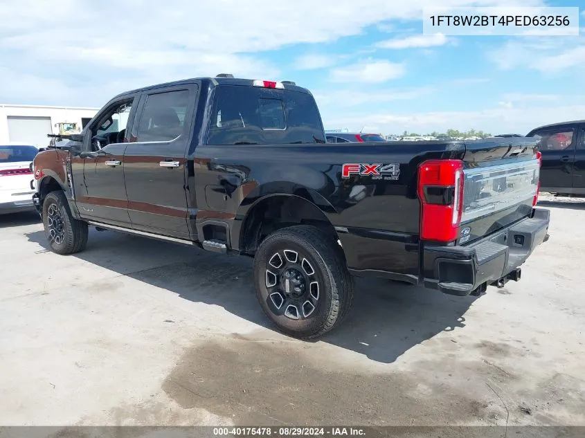 2023 Ford F-250 Platinum VIN: 1FT8W2BT4PED63256 Lot: 40175478