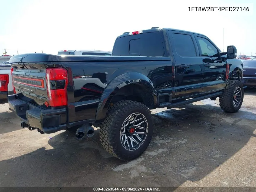 2023 Ford F-250 Lariat VIN: 1FT8W2BT4PED27146 Lot: 40263544