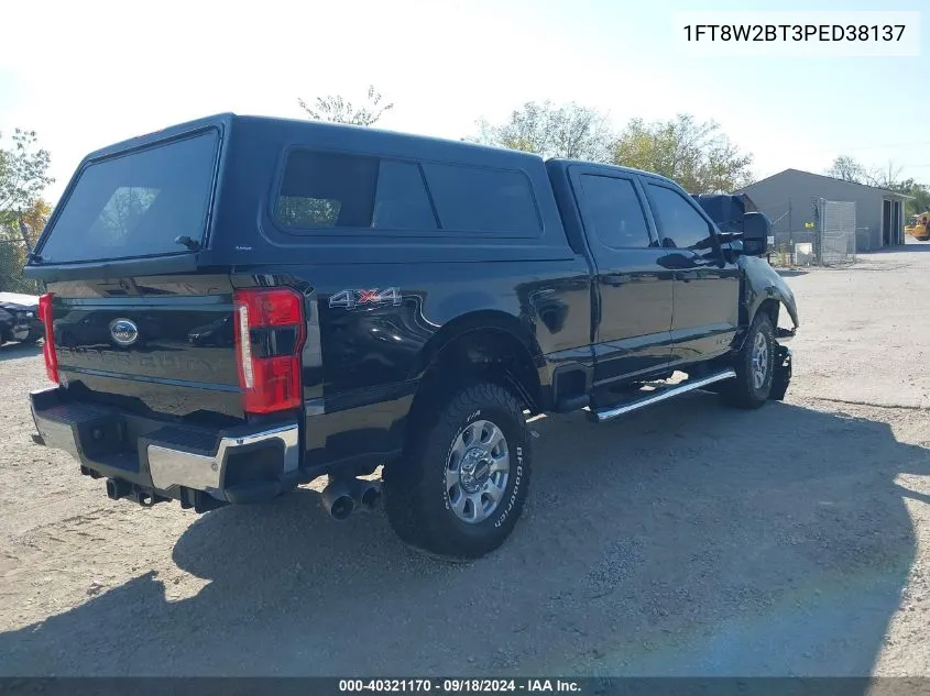 2023 Ford F-250 Xlt VIN: 1FT8W2BT3PED38137 Lot: 40321170