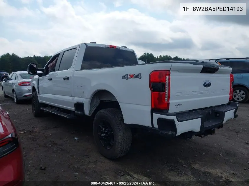 2023 Ford F-250 Xl VIN: 1FT8W2BA5PED14193 Lot: 40426467