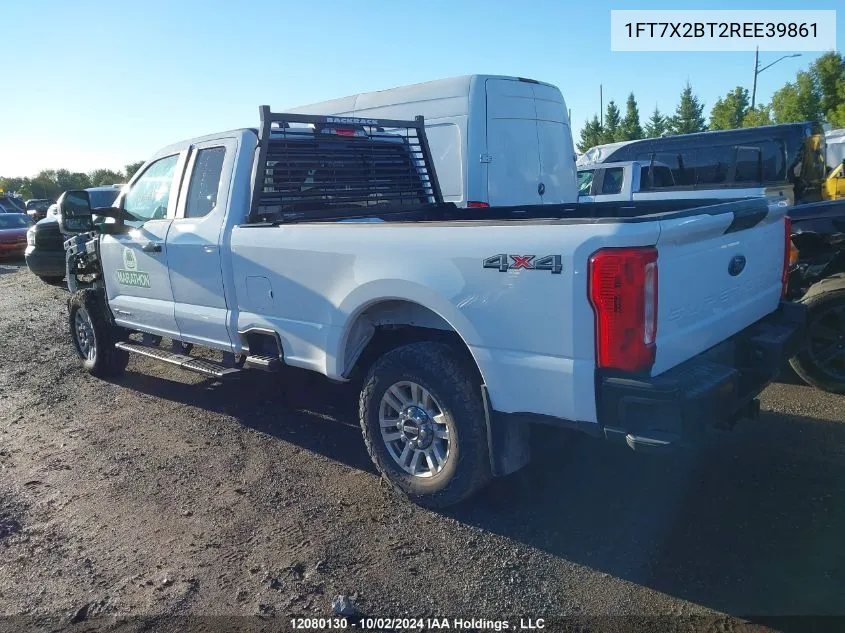 2024 Ford F250 Super Duty VIN: 1FT7X2BT2REE39861 Lot: 12080130